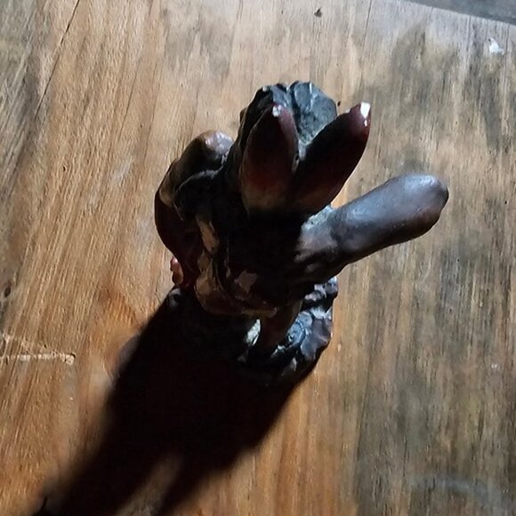 Universal Statuary Corp Resin Native American Indian Warrior Statue Figurine VTG - Picture 4 of 4